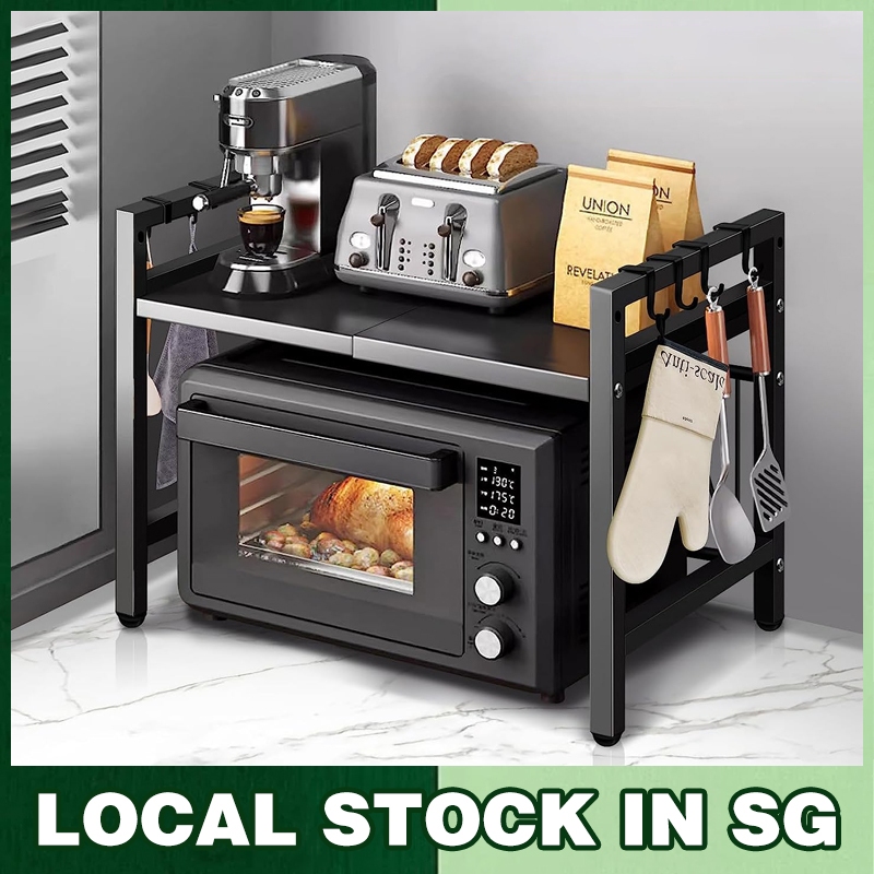 Microwave Rack Adjustable Oven stand Microwave Pull Out Rack Spice Rack Kitchen Sink Organiser