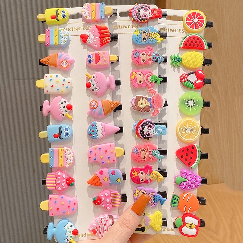 10Pcs Cute Hairpin Hairclips for Girls Kids Fashion Accessory