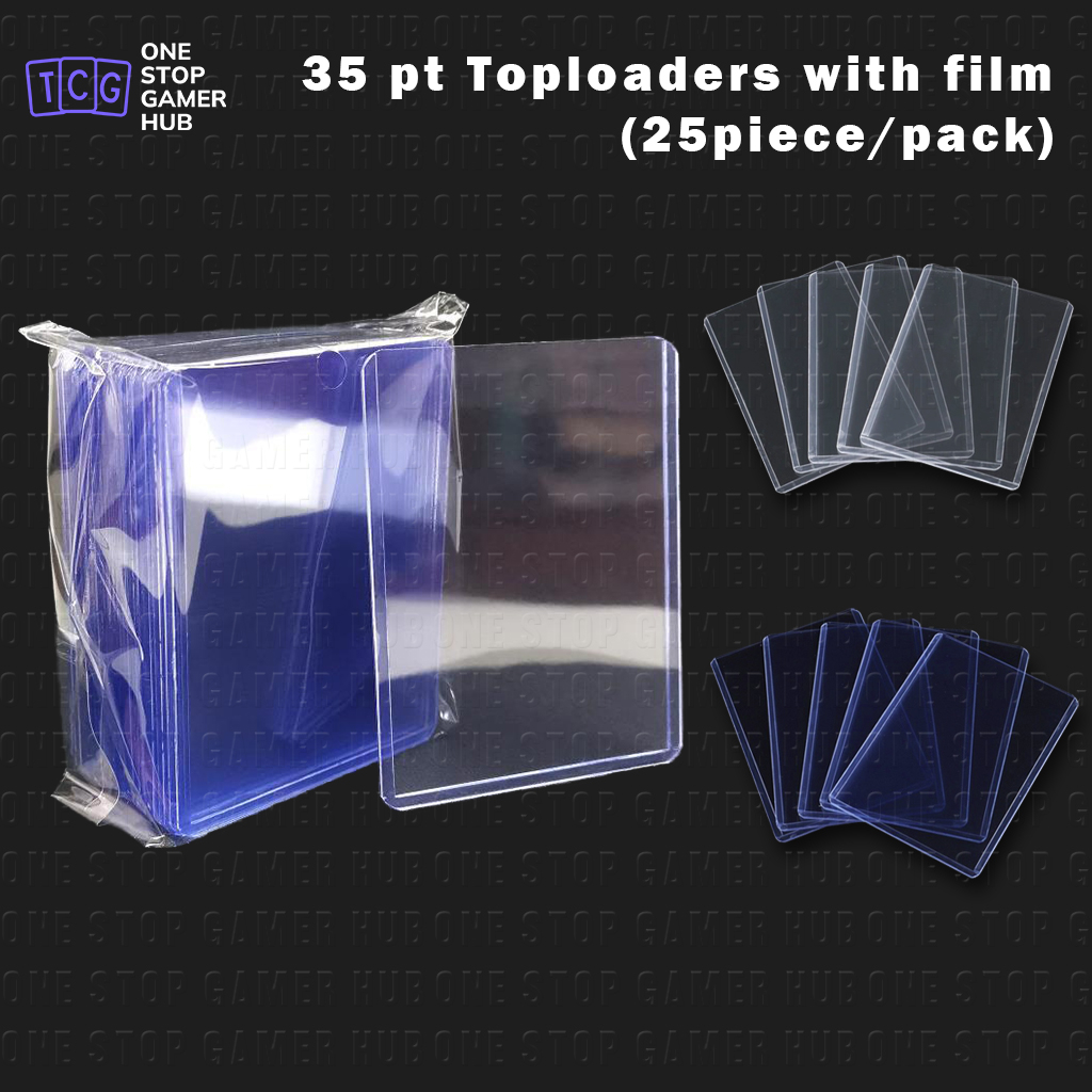 Toploader Card Sleeve Toploader For Cards 35PT/25PCS High Clear with Protective Film