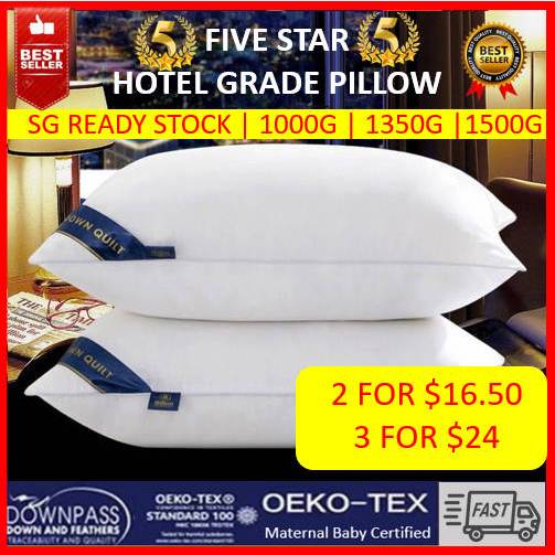 ?CHEAPEST SALES?SG READY STOCK?Bundle Discount? Hotel Grade Pillow | Five Star Hotel Pillow | 1000G